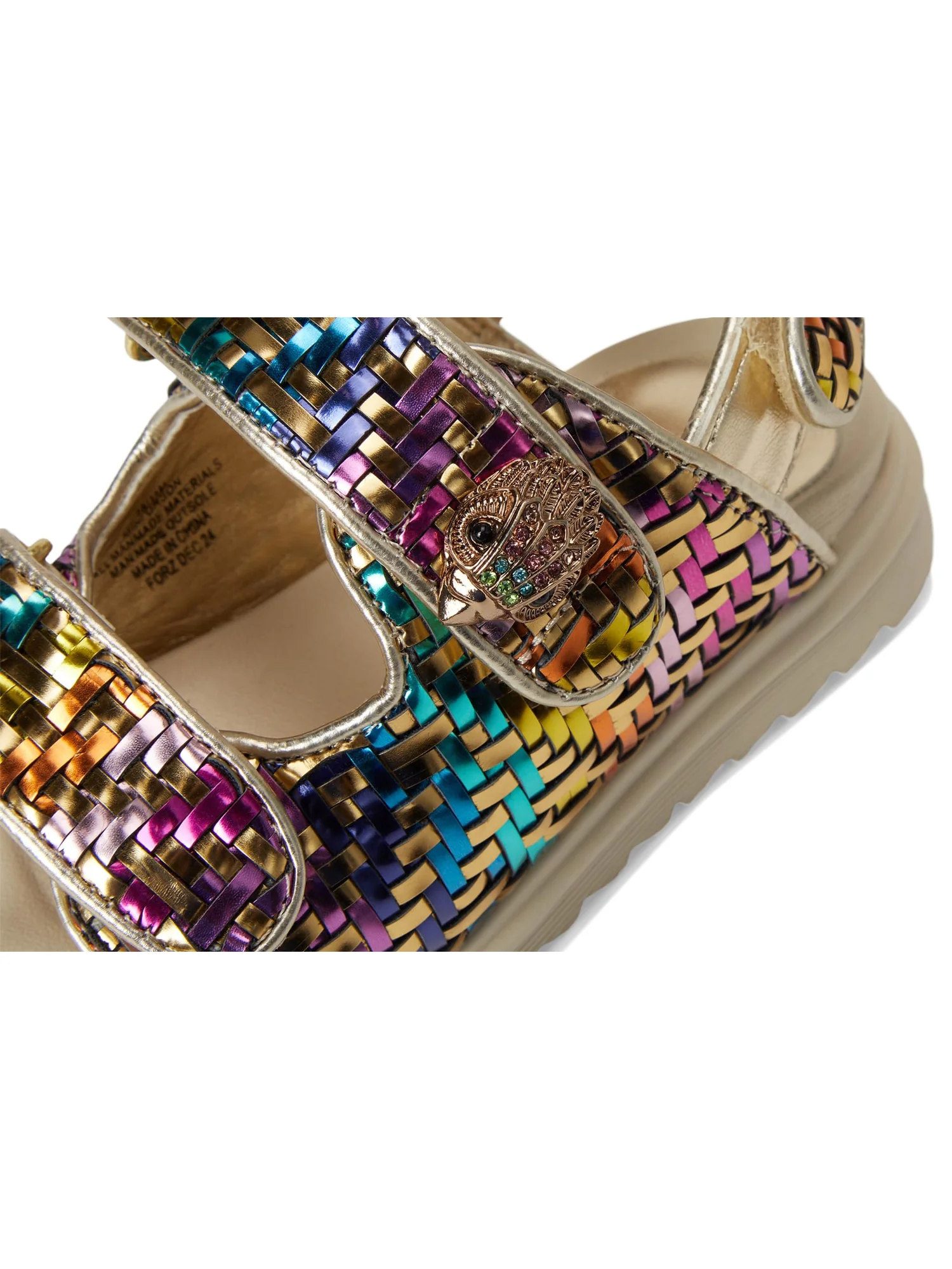 Сандалии Kurt Geiger London Kids Mini Orson — изображение 6 из 7, золотистый мульти
