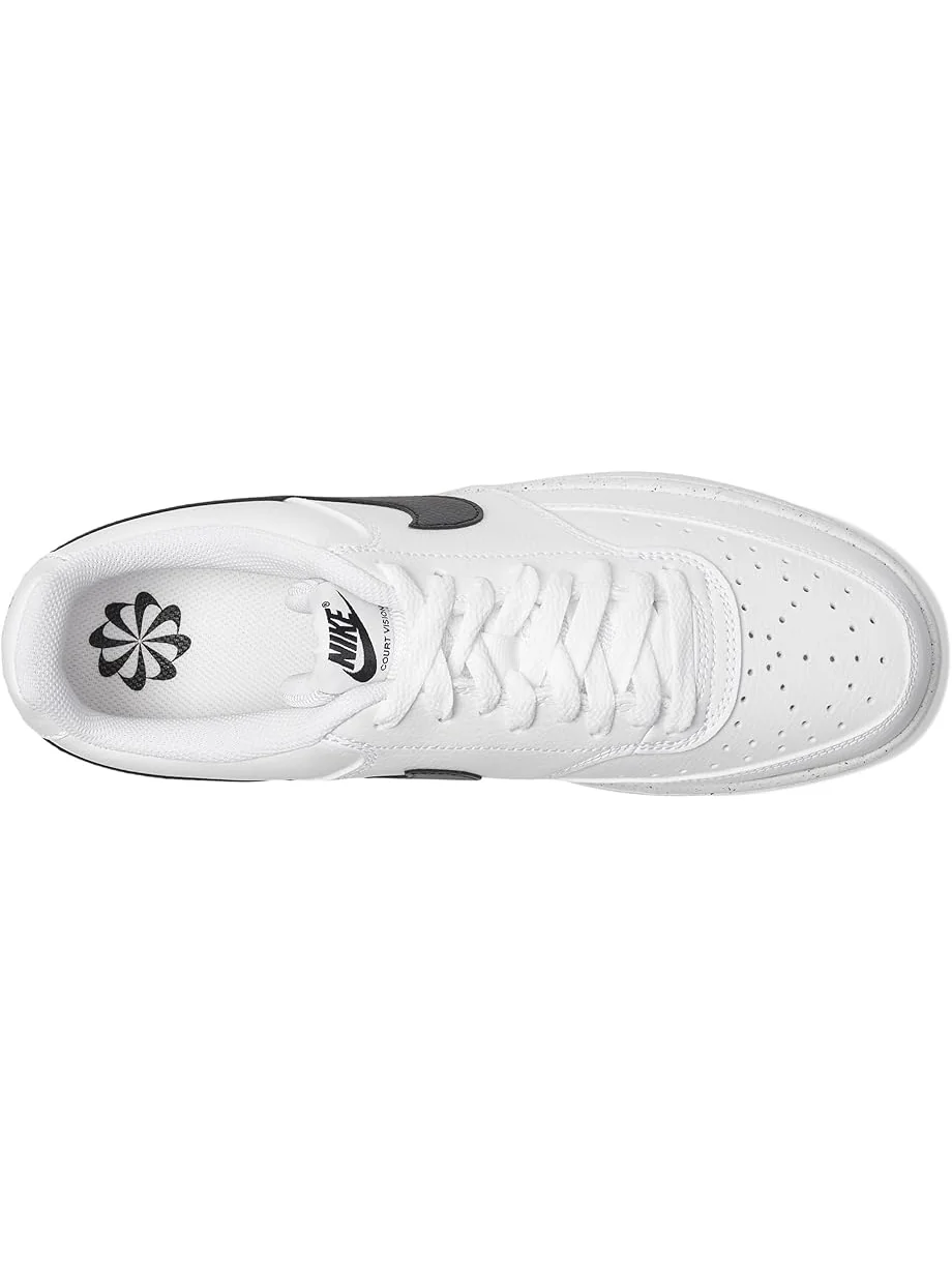 Кроссовки Nike Court Vision Low Next Nature — изображение 2 из 7, белый/черный/белый