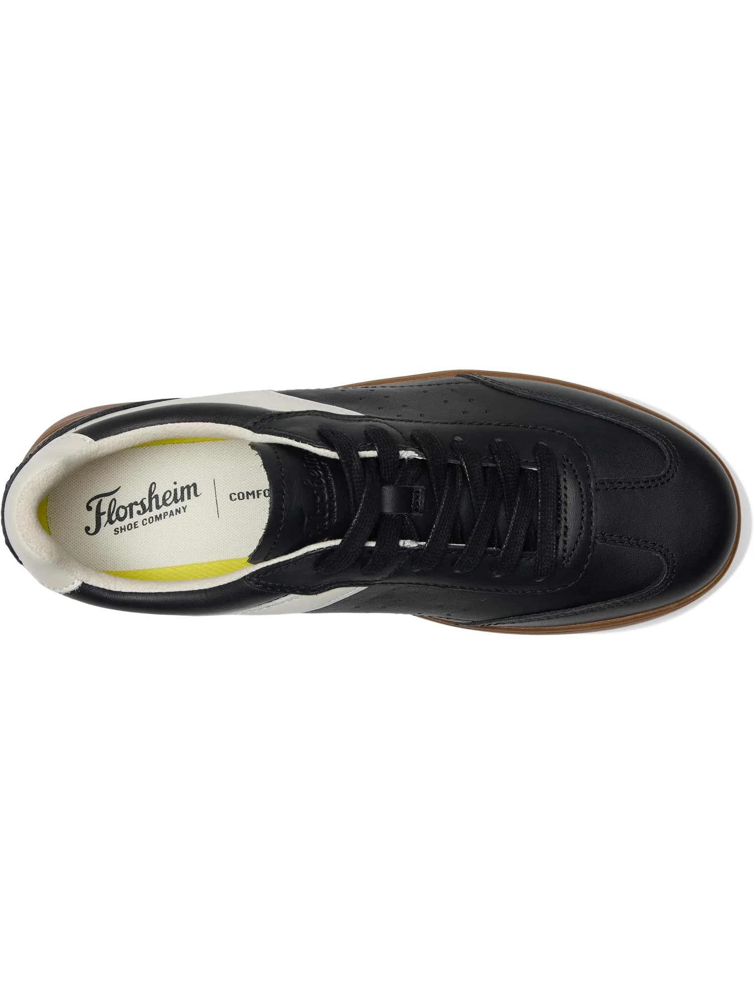 Кроссовки Florsheim Men's Pace T-toe Lace Up Sneakers — изображение 2 из 7, черный мульти