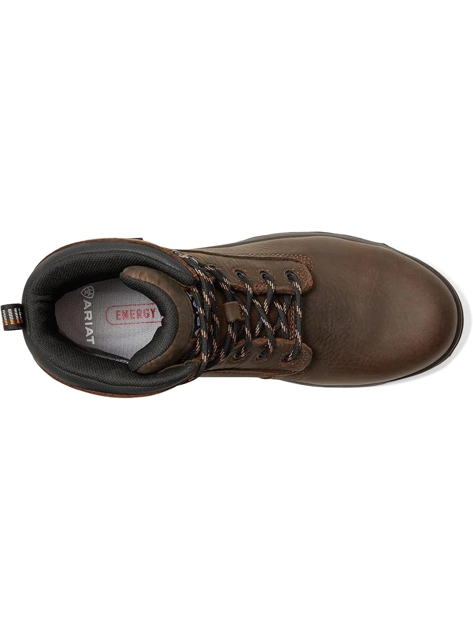 Ботинки Ariat Turbo Duratread 6" Waterproof Carbon Toe Work Boots — изображение 2 из 7, коричневый