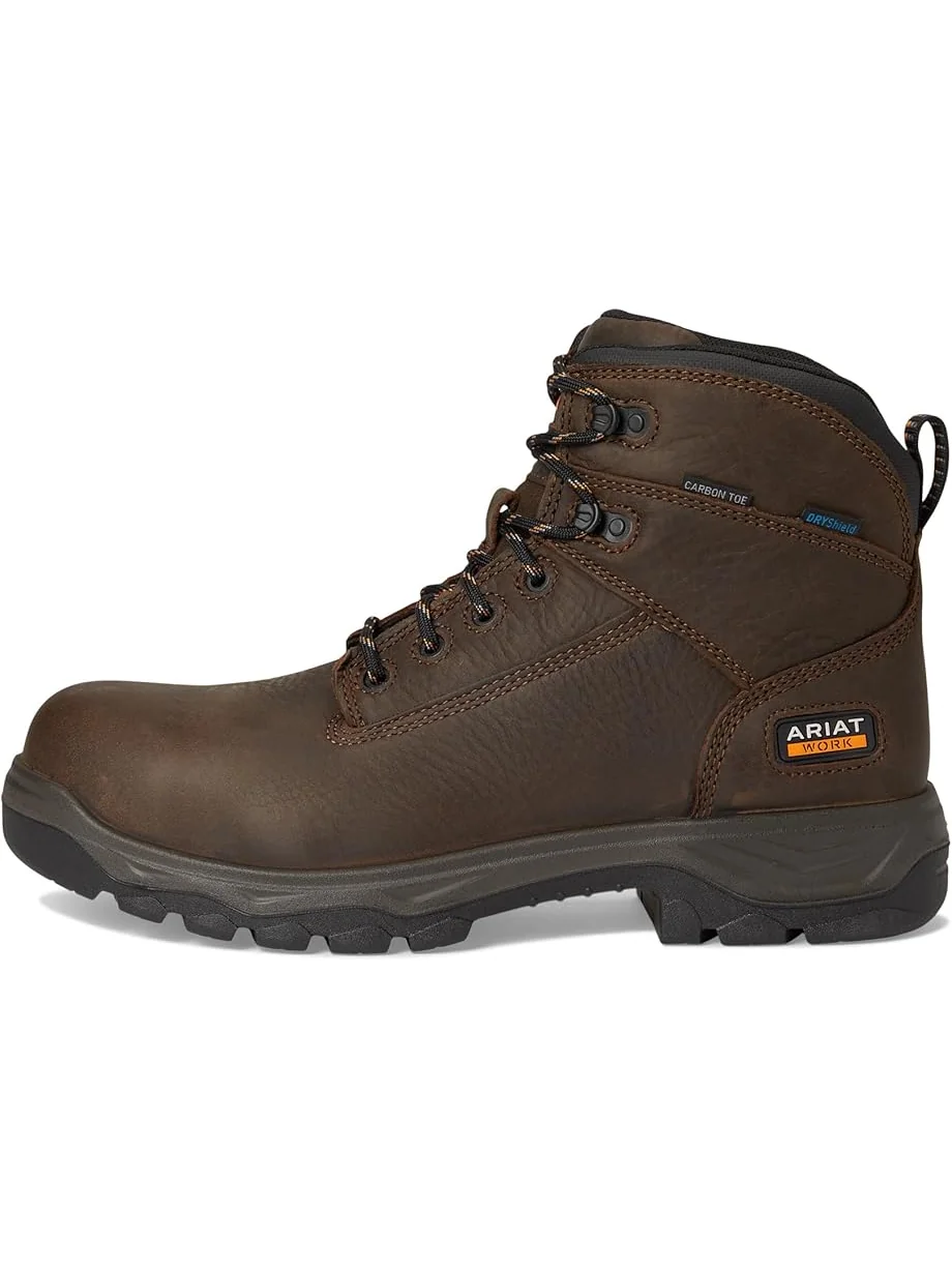 Ботинки Ariat Turbo Duratread 6" Waterproof Carbon Toe Work Boots — изображение 4 из 7, коричневый