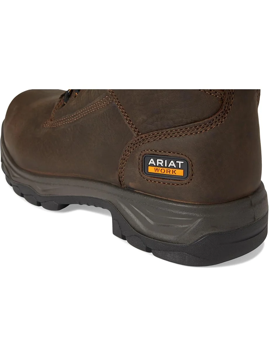 Ботинки Ariat Turbo Duratread 6" Waterproof Carbon Toe Work Boots — изображение 6 из 7, коричневый