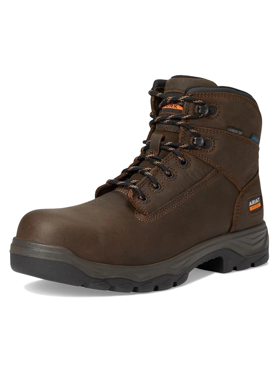 Ботинки Ariat Turbo Duratread 6" Waterproof Carbon Toe Work Boots — изображение 7 из 7, коричневый