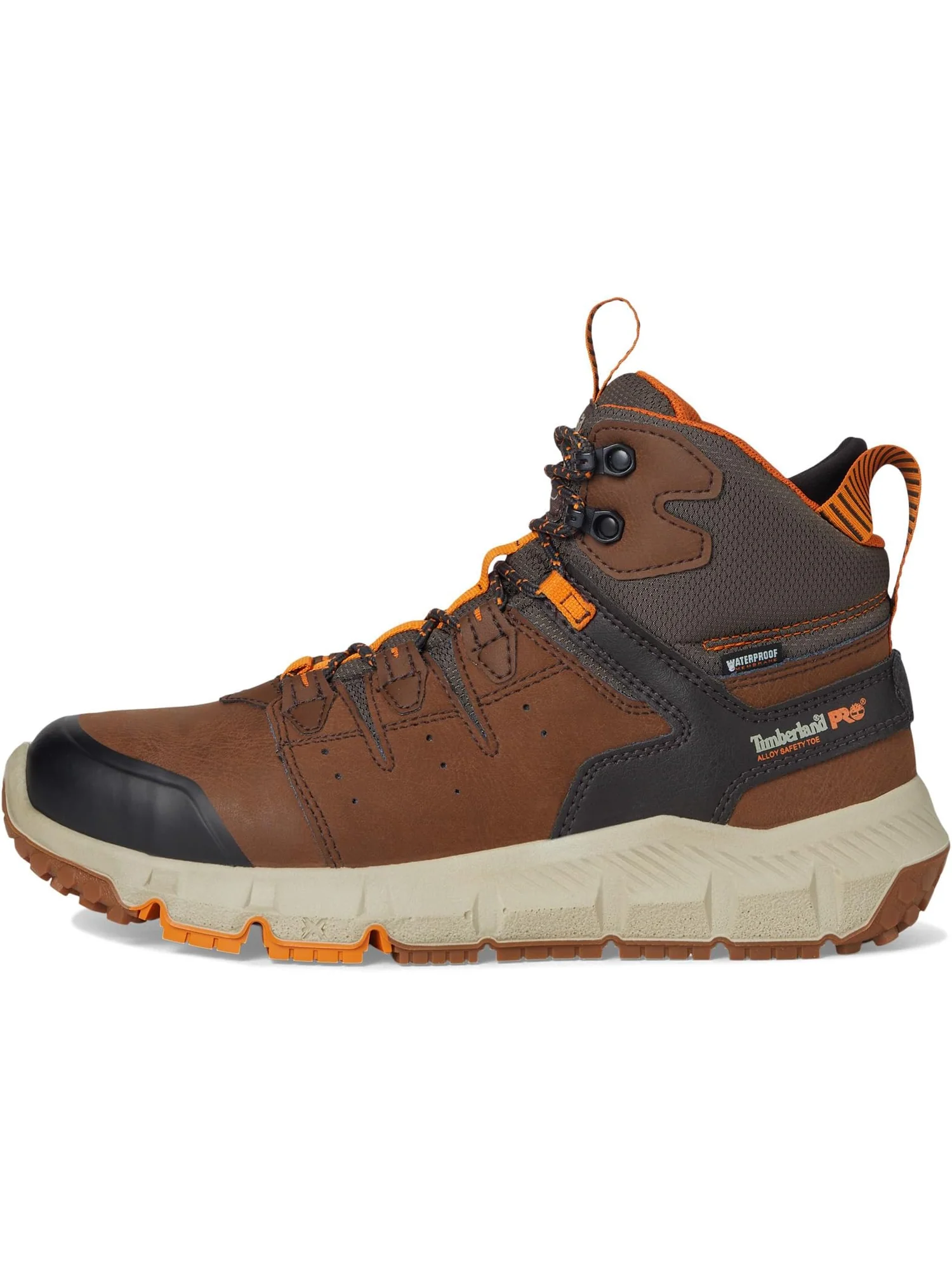 Ботинки мужские Timberland PRO Tempe Alloy водонепроницаемые с укрепленным носком — изображение 4 из 7, коричневый