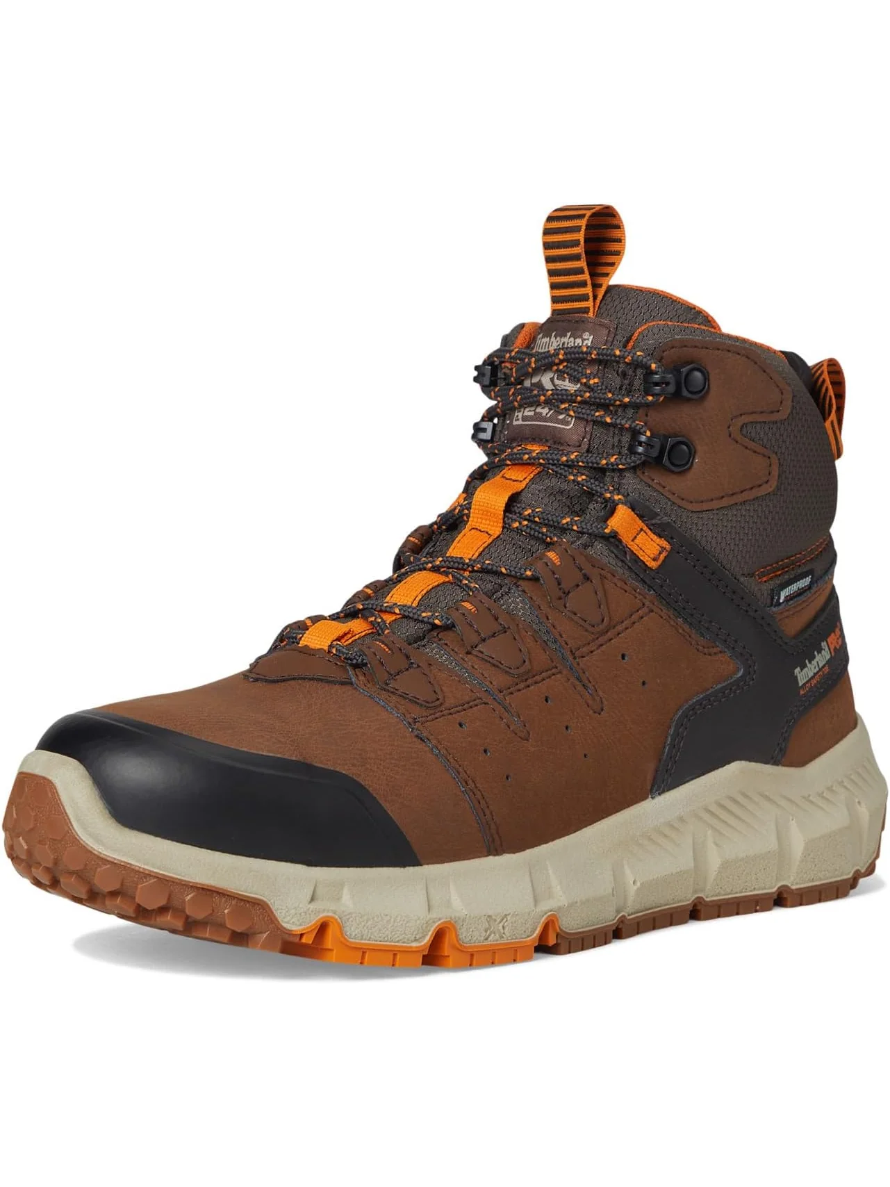 Ботинки мужские Timberland PRO Tempe Alloy водонепроницаемые с укрепленным носком — изображение 7 из 7, коричневый