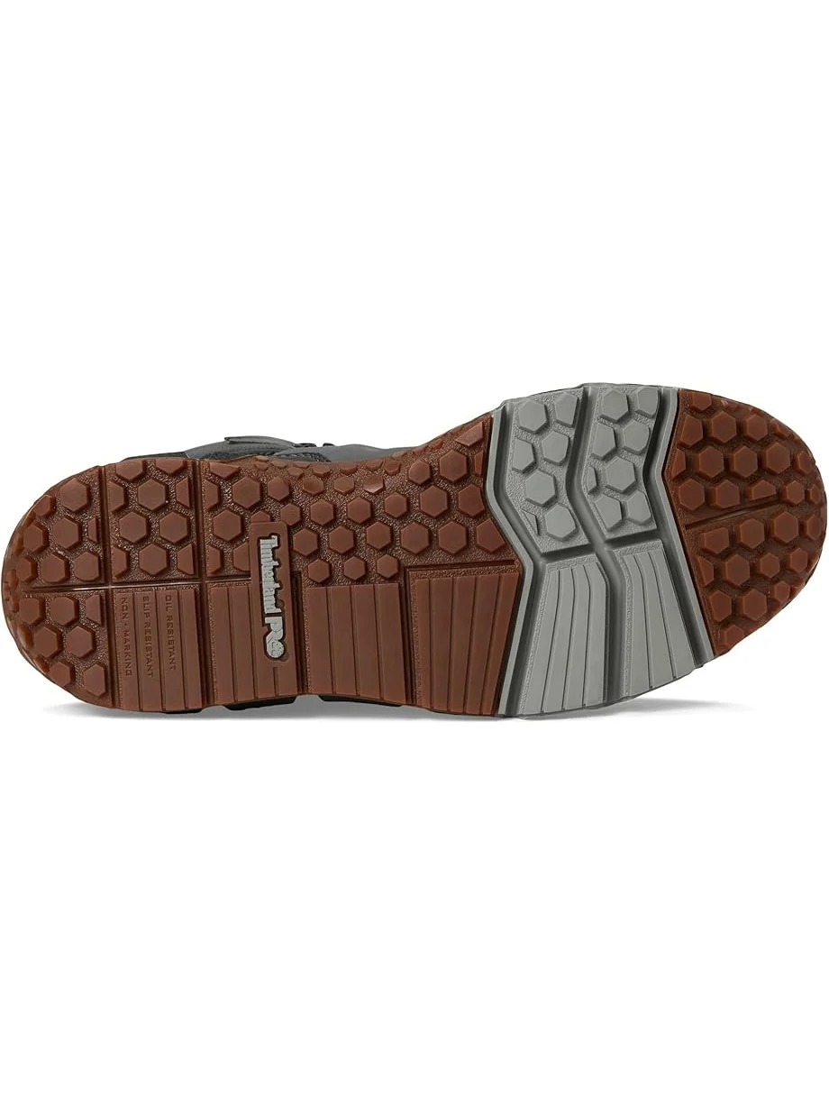 Ботинки мужские Timberland PRO Tempe Alloy водонепроницаемые с перфорацией — изображение 3 из 7, серый