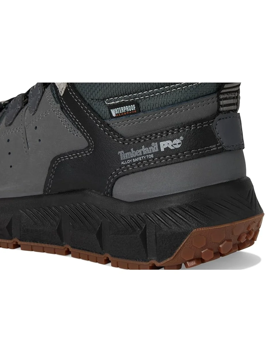 Ботинки мужские Timberland PRO Tempe Alloy водонепроницаемые с перфорацией — изображение 6 из 7, серый