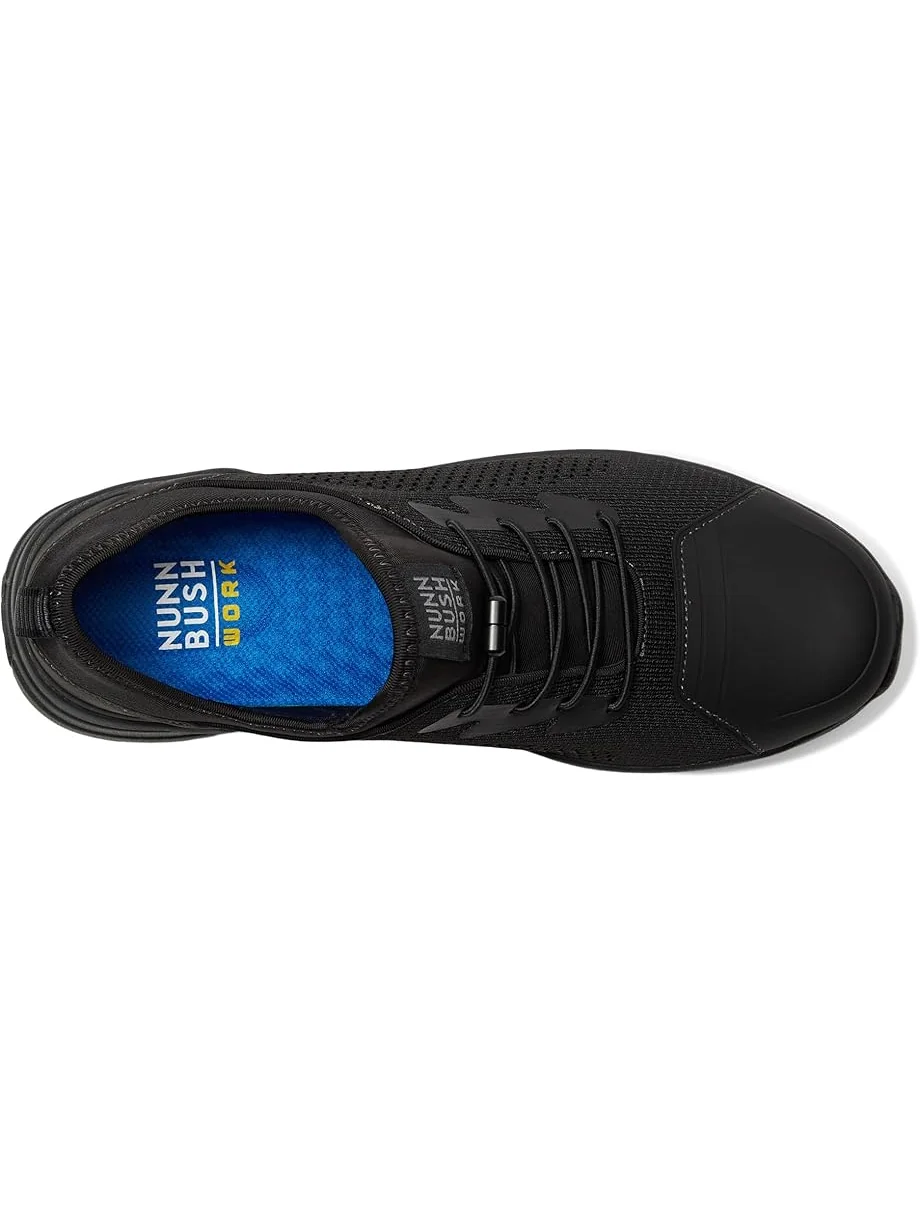 Кроссовки Nunn Bush Grazie Work Oxford Slip-Resistant Work Shoe Athletic Style Sneaker Lace Up — изображение 2 из 7, черный