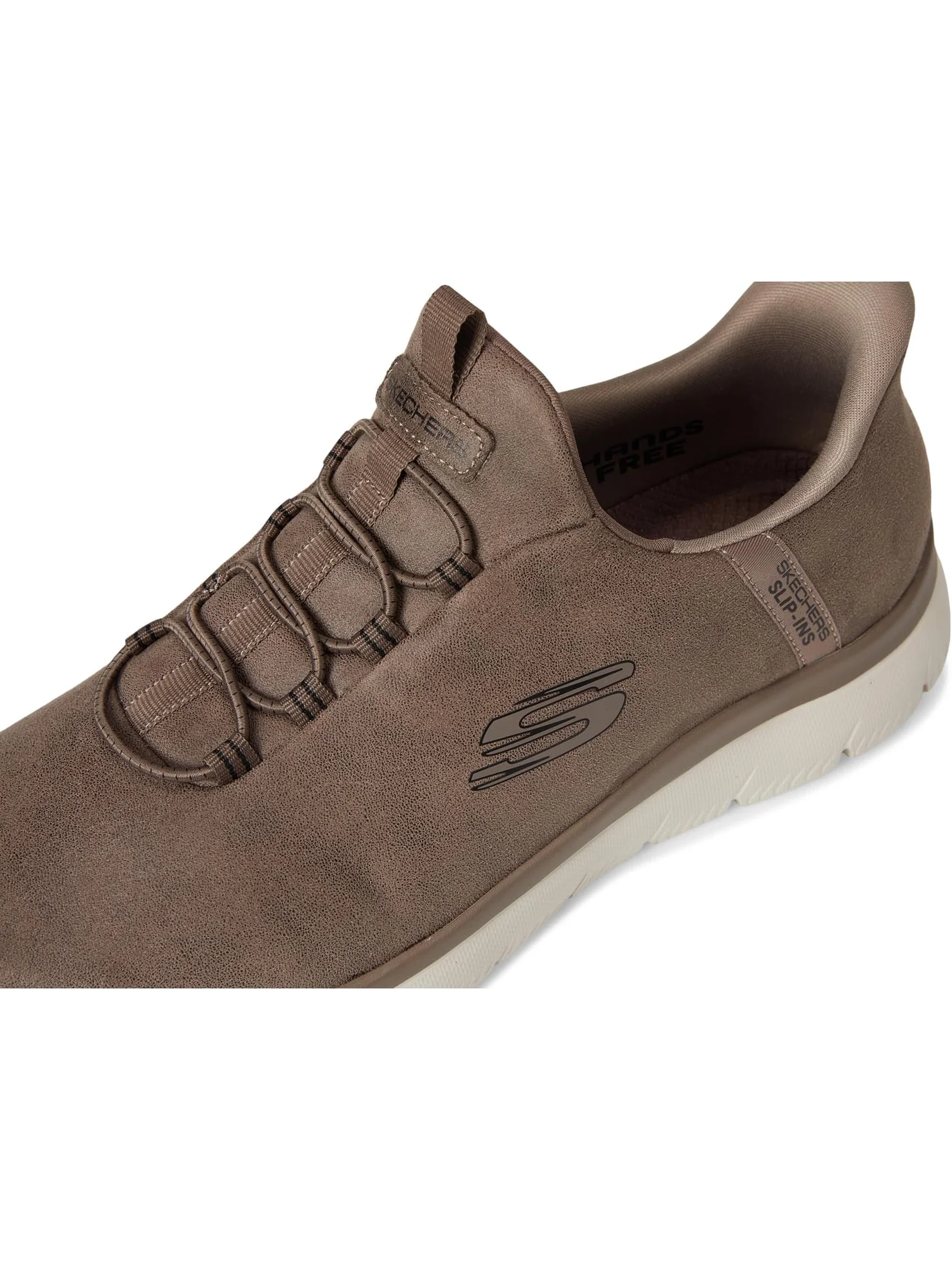 Кроссовки SKECHERS Men's Summits Korlo Hands Free Slip-In — изображение 6 из 7, коричневый