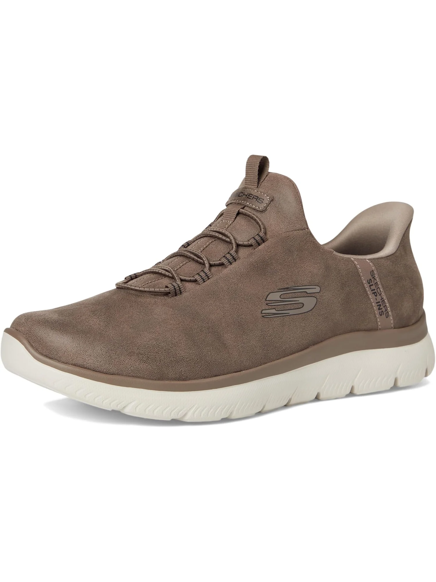 Кроссовки SKECHERS Men's Summits Korlo Hands Free Slip-In — изображение 7 из 7, коричневый