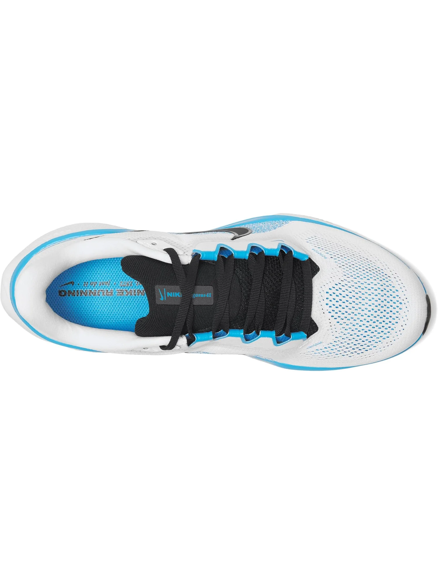 Кроссовки Nike Men's Pegasus 41 — изображение 2 из 7, белый/черный/синий