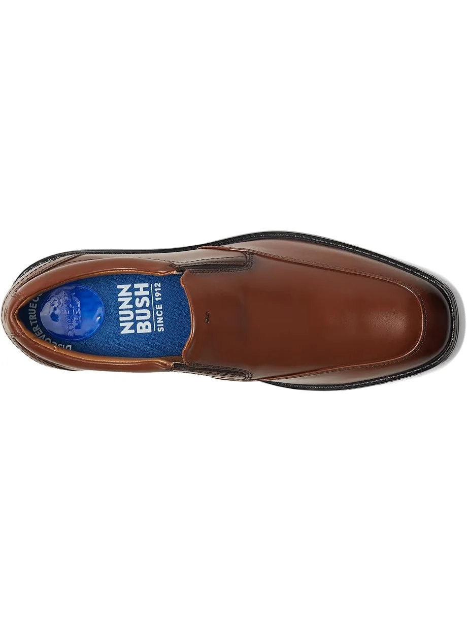 Лоферы Nunn Bush Stark Moccasin Toe Slip-On Leather Dress Casual Business Formal Loafer — изображение 2 из 7, коричневый