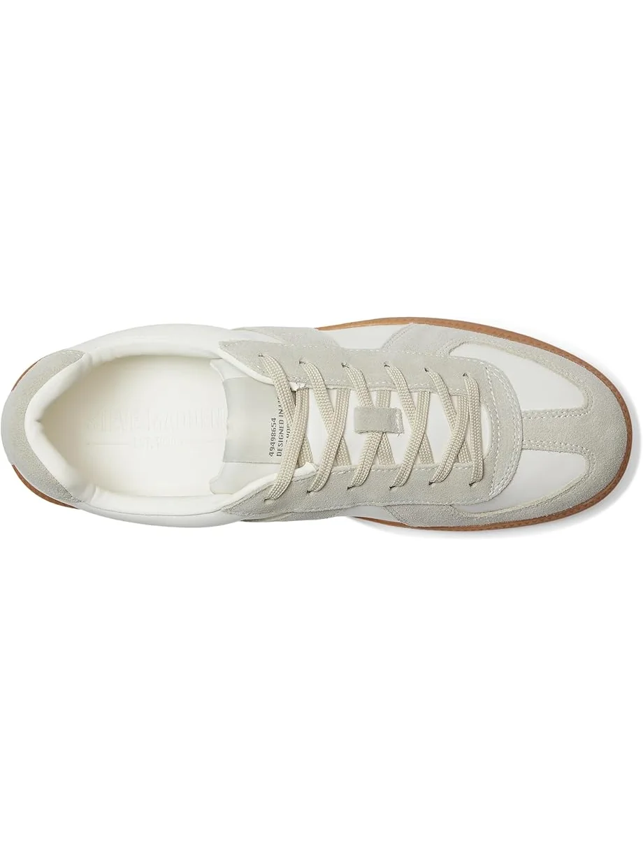 Кроссовки Steve Madden Dixon White Leather — изображение 2 из 7, серый