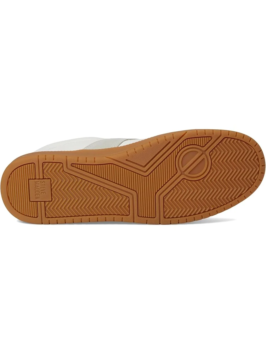 Кроссовки Steve Madden Dixon White Leather — изображение 3 из 7, серый