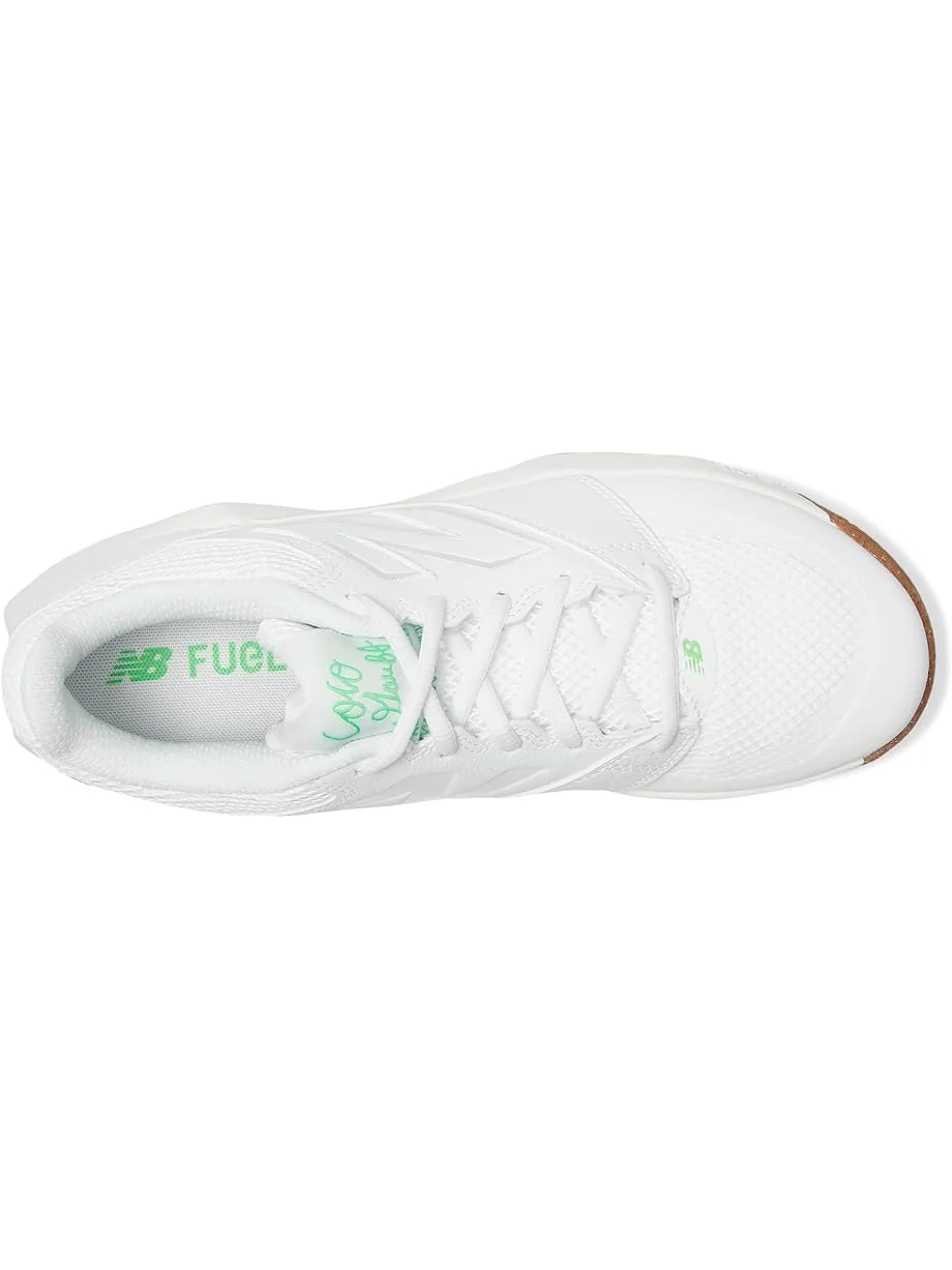Кроссовки New Balance FuelCell Delray V2 — изображение 2 из 7, белый/зеленый