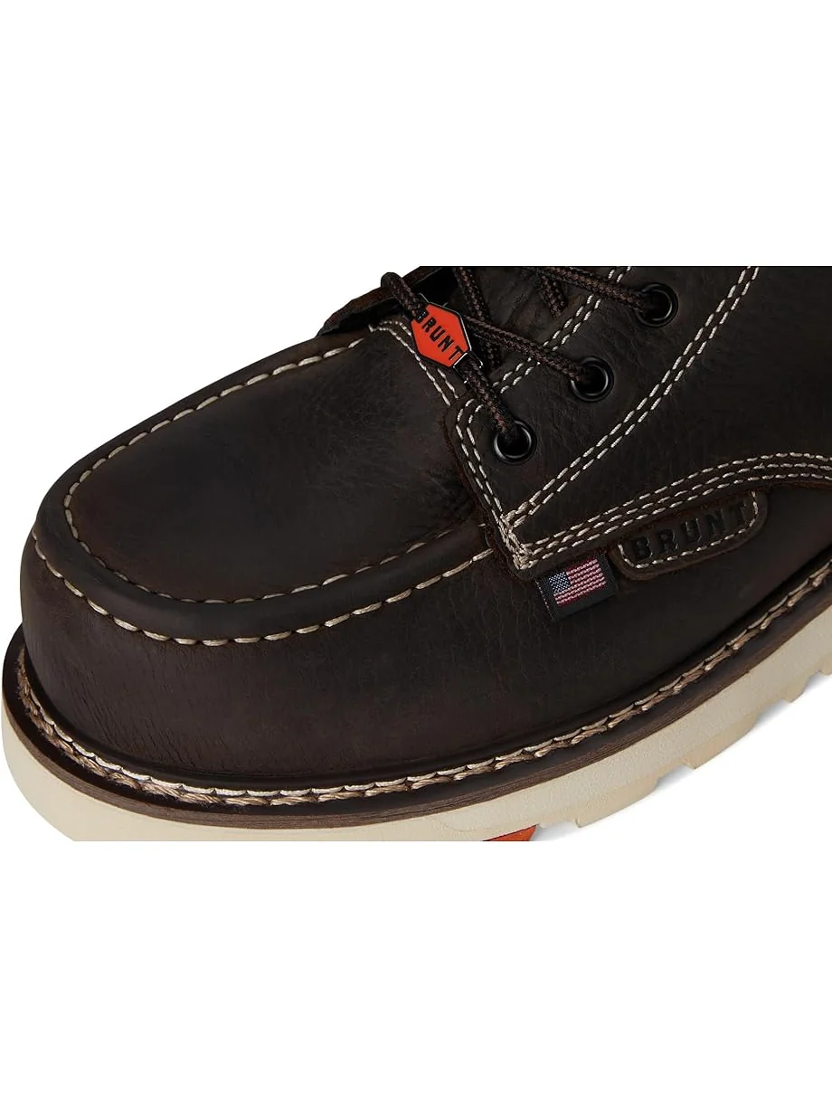Ботинки BRUNT The Marin 6" USA Welted Comp Toe — изображение 2 из 7, коричневый