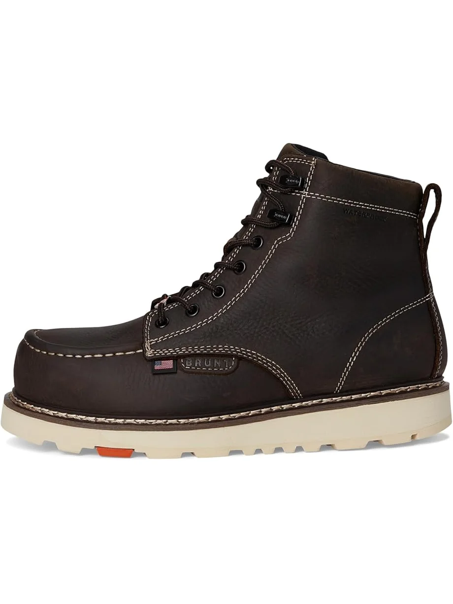 Ботинки BRUNT The Marin 6" USA Welted Comp Toe — изображение 4 из 7, коричневый