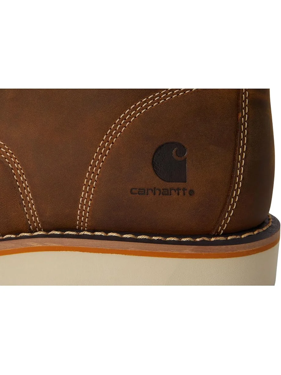 Ботинки Carhartt 6" Waterproof Moc Nano Toe Wedge Work Boots — изображение 6 из 7, коричневый