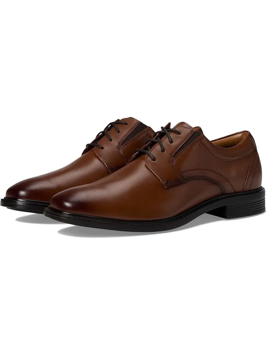 Мужские оксфорды Nunn Bush Stark Plain Toe Oxford Leather Business Formal Derby Dress Casual Lace-Up