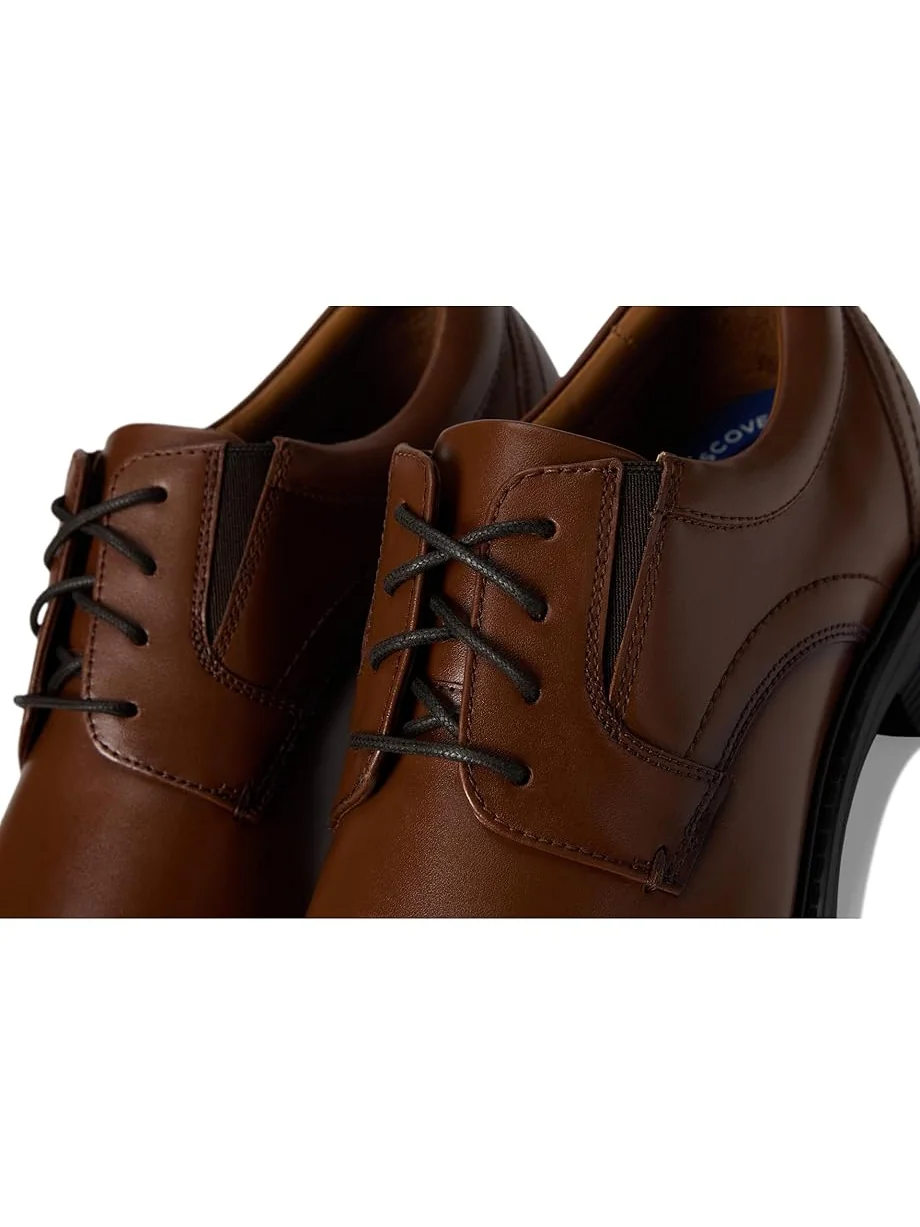 Мужские оксфорды Nunn Bush Stark Plain Toe Oxford Leather Business Formal Derby Dress Casual Lace-Up — изображение 6 из 7