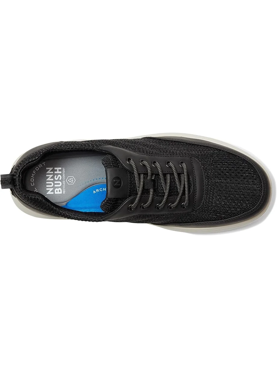 Кроссовки Nunn Bush Ponte Knit Moc Toe Sneakers Hybrid Oxford Casual Lightweight Athletic Style Lace Up — изображение 2 из 7