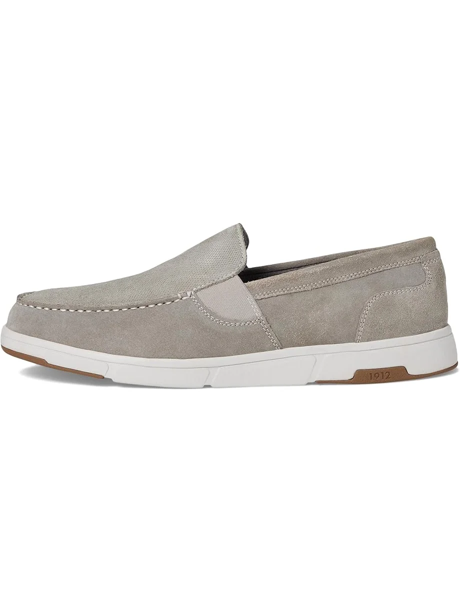 Кроссовки Nunn Bush Luca Moccasin Toe Venetian Suede Slip-On Lightweight Comfortable Loafers — изображение 4 из 7, серый
