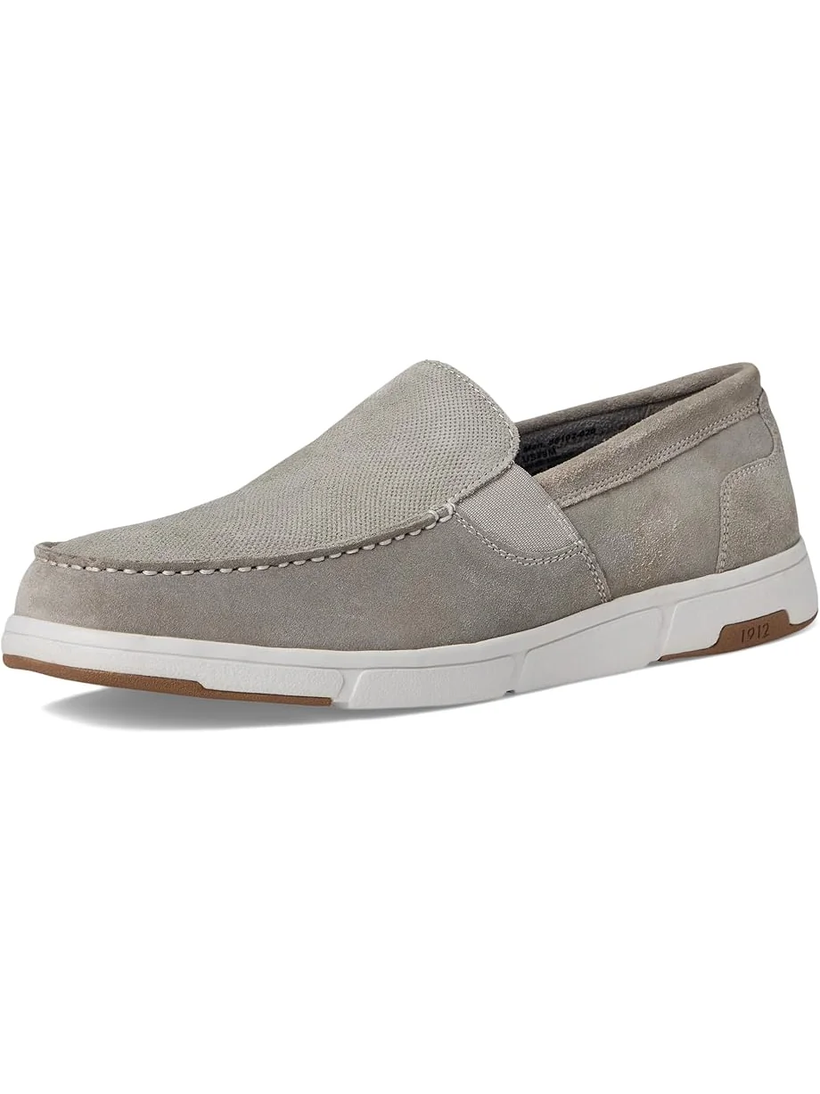 Кроссовки Nunn Bush Luca Moccasin Toe Venetian Suede Slip-On Lightweight Comfortable Loafers — изображение 7 из 7, серый