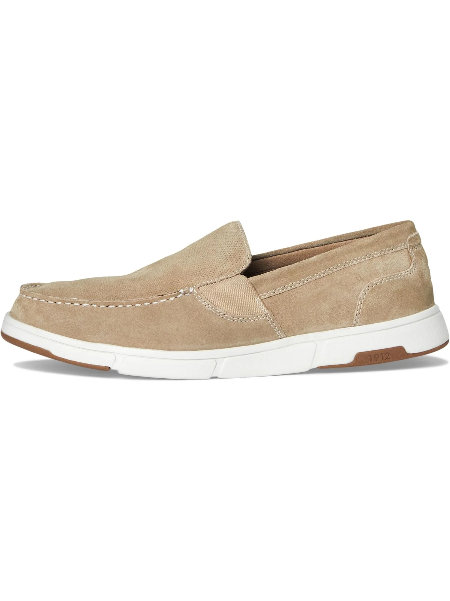 Кроссовки Nunn Bush Luca Moccasin Toe Venetian Suede Slip-On Lightweight Comfortable Loafers — изображение 4 из 7, серый