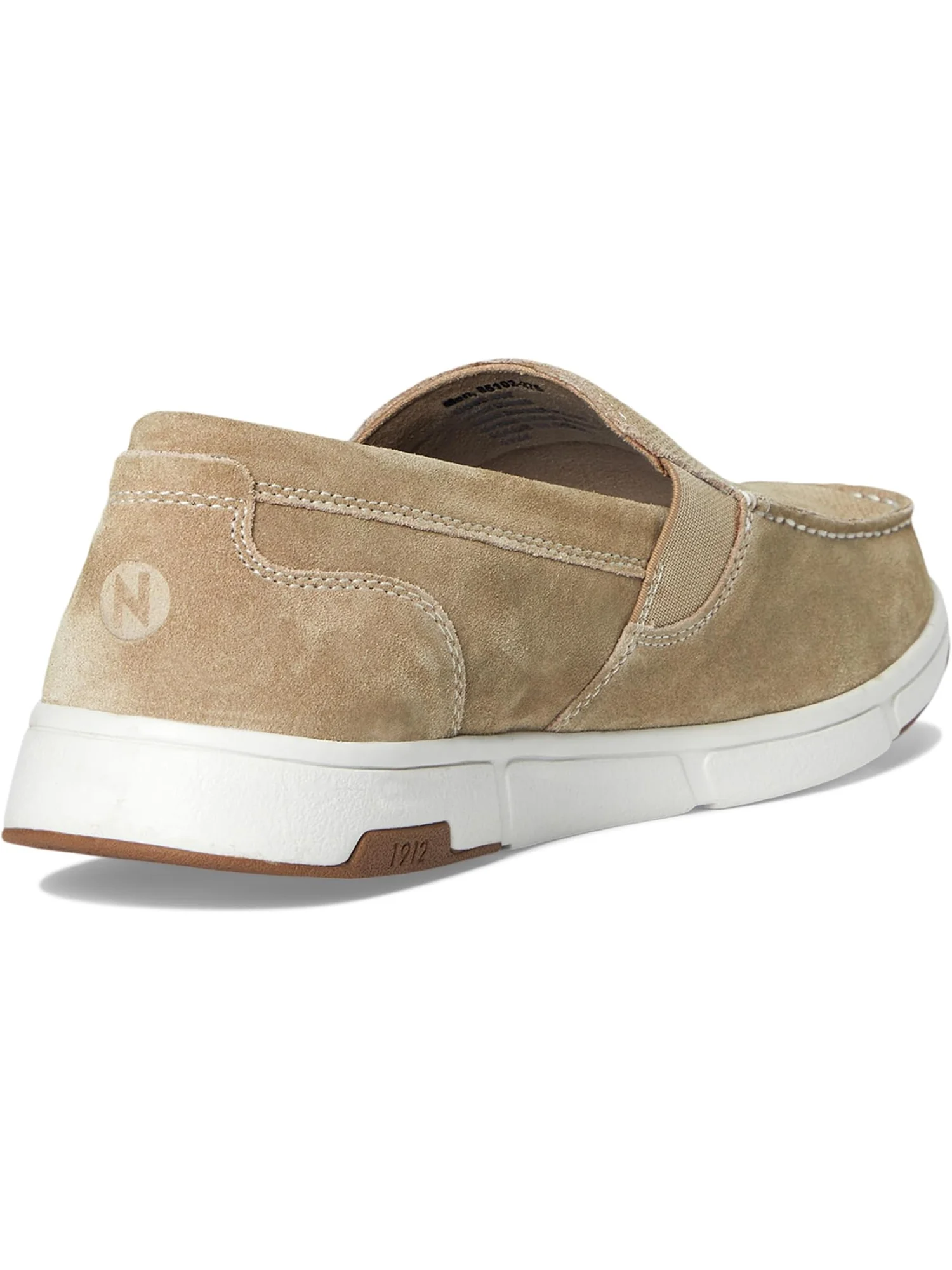 Кроссовки Nunn Bush Luca Moccasin Toe Venetian Suede Slip-On Lightweight Comfortable Loafers — изображение 5 из 7, серый