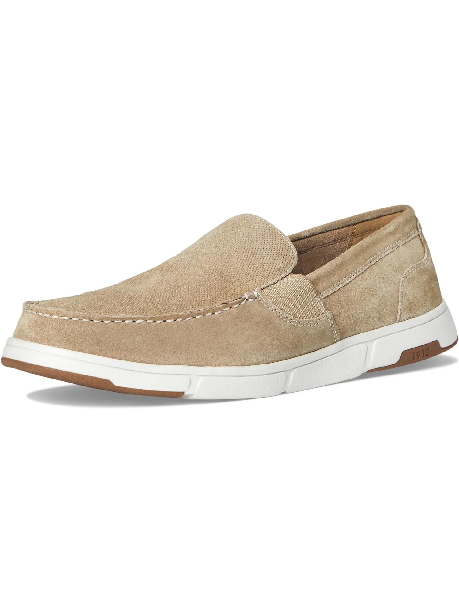 Кроссовки Nunn Bush Luca Moccasin Toe Venetian Suede Slip-On Lightweight Comfortable Loafers — изображение 7 из 7, серый