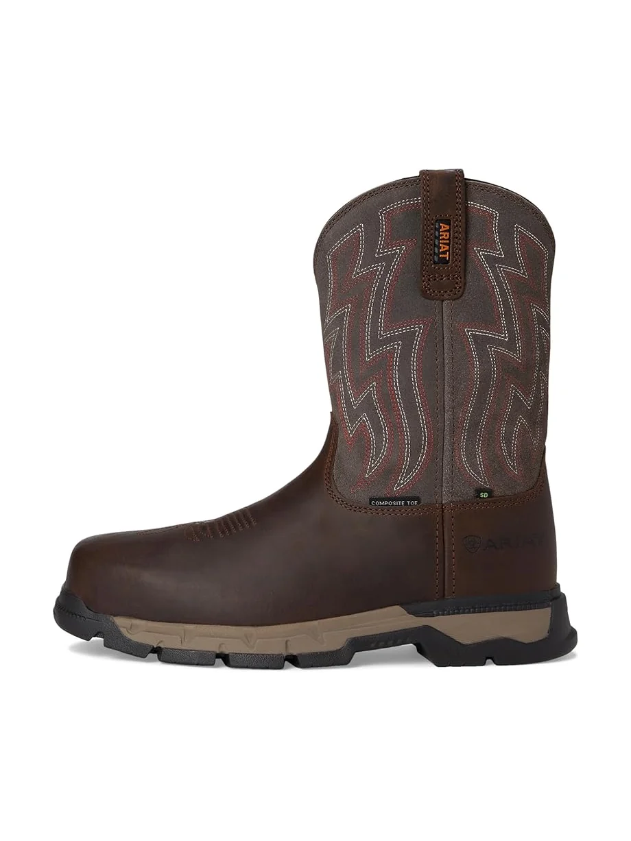 Ботинки Ariat Rebar Flex SD Composite Toe Work Boots — изображение 4 из 7, коричневый