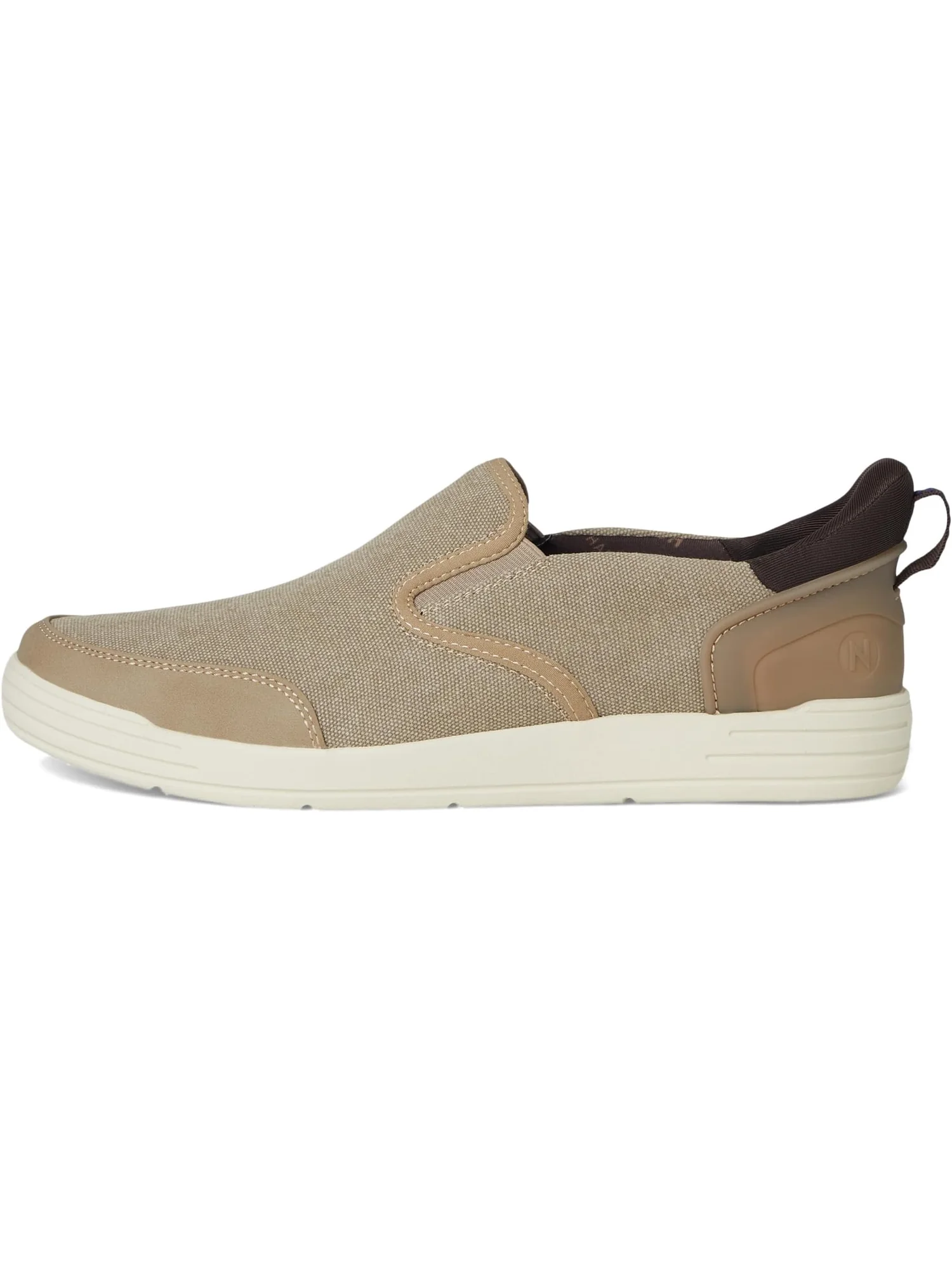 Кроссовки Nunn Bush Men's Kore City Walk Canvas EZ Moc Toe Slip-On Sneakers Easy On and Easy Off — изображение 4 из 7, серый
