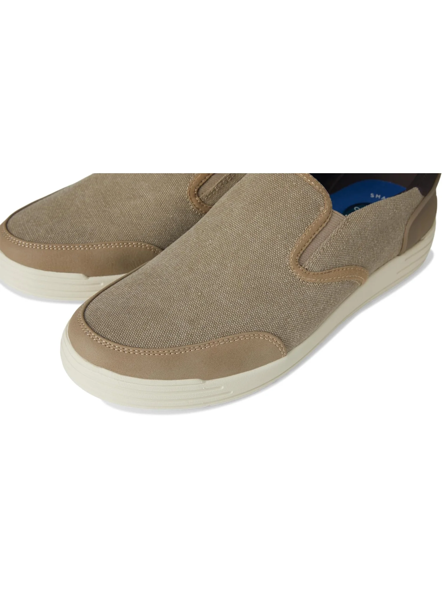 Кроссовки Nunn Bush Men's Kore City Walk Canvas EZ Moc Toe Slip-On Sneakers Easy On and Easy Off — изображение 6 из 7, серый