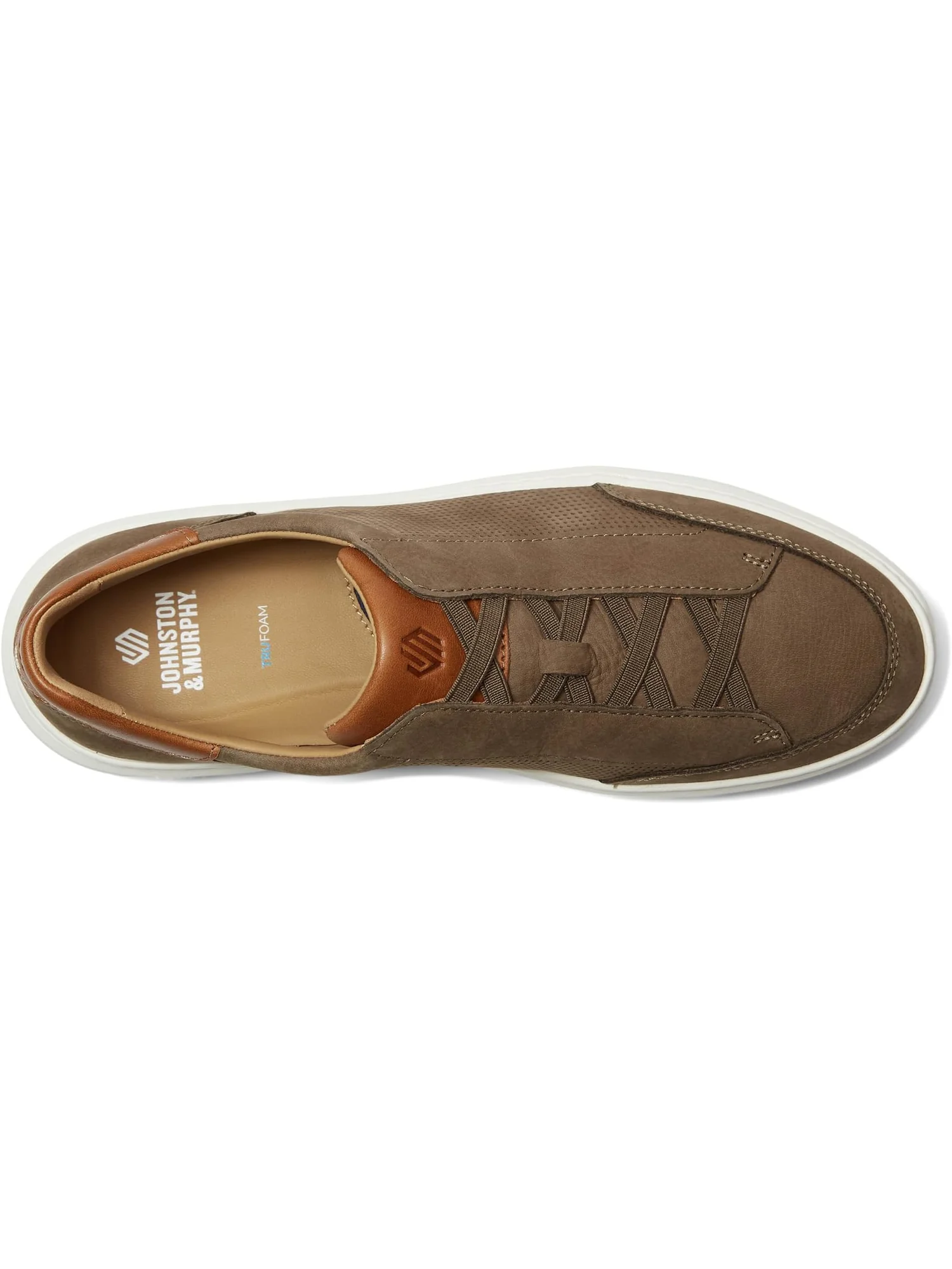 Кроссовки Johnston & Murphy Men's Anders Stretch Lace-To-Toe — изображение 2 из 7, тауп