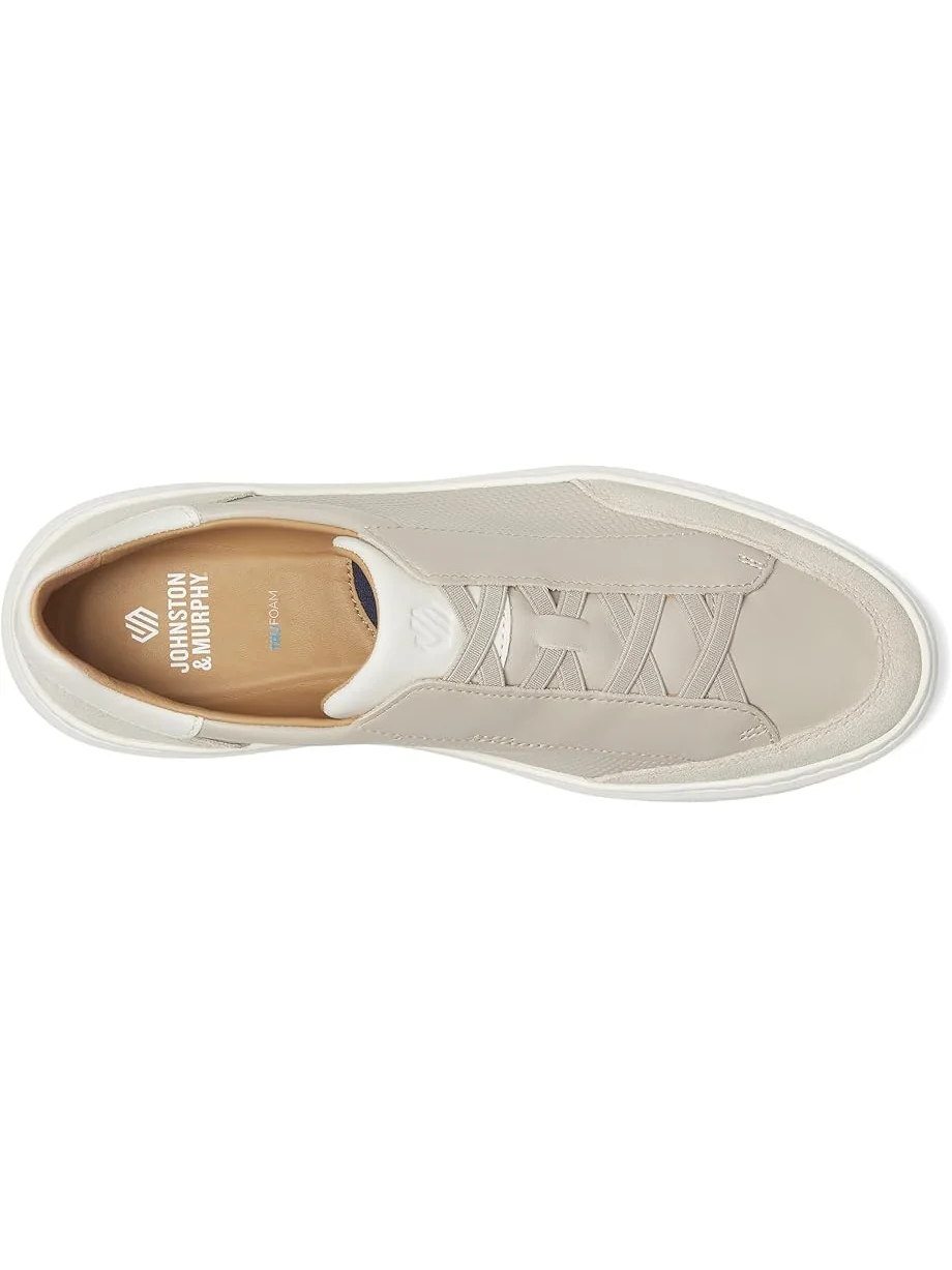 Мужские кроссовки Johnston & Murphy Anders Stretch Lace-To-Toe — изображение 2 из 7, бежевый