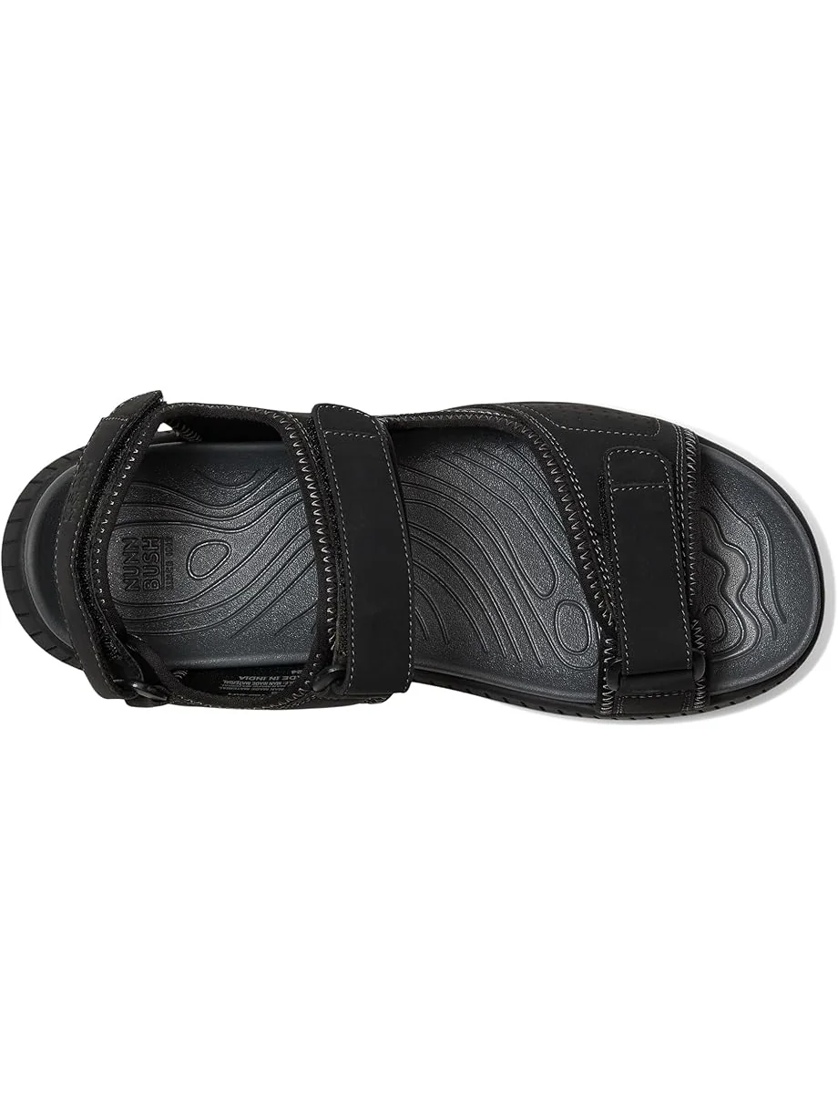 Сандалии Nunn Bush Laguna 3 Strap River Sandal Lightweight Adjustable and Comfortable — изображение 2 из 7, черный