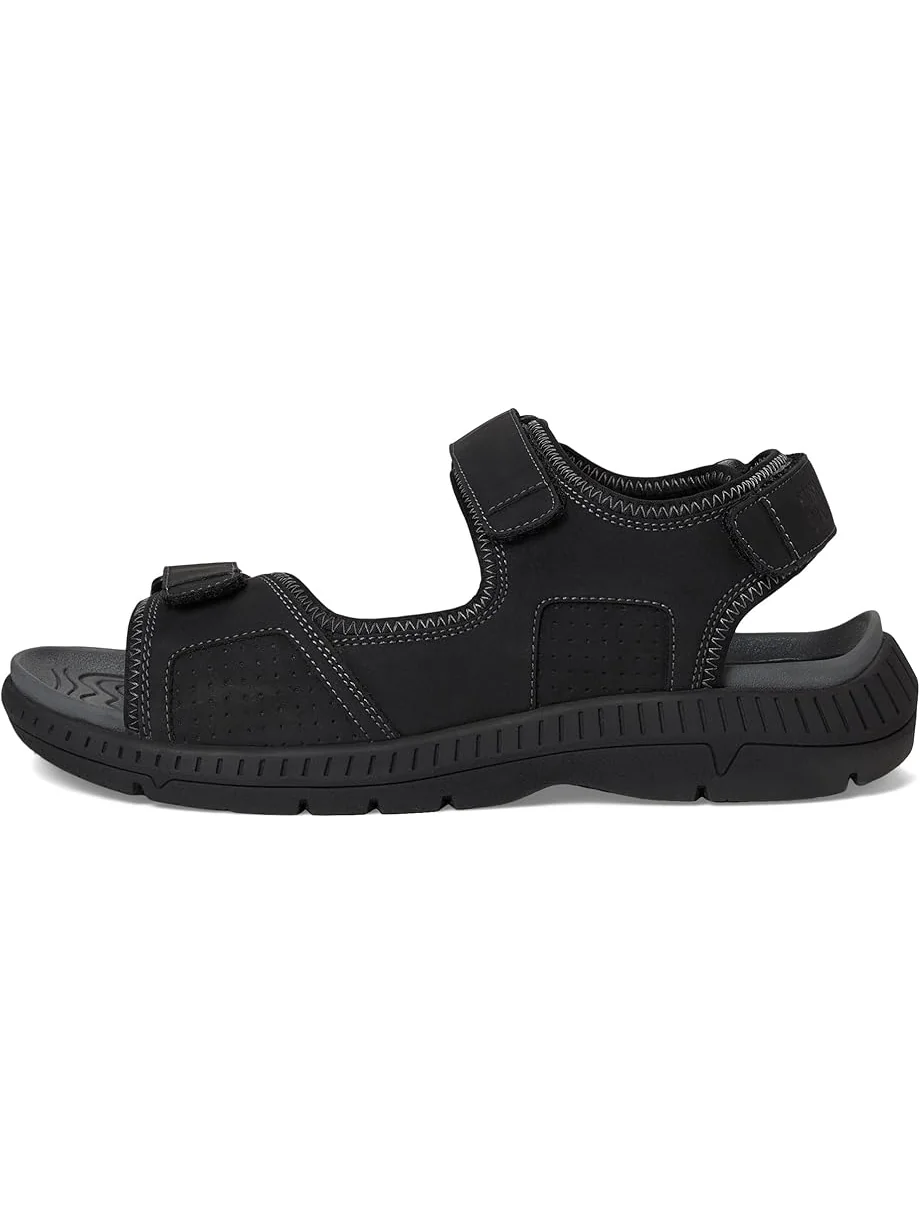 Сандалии Nunn Bush Laguna 3 Strap River Sandal Lightweight Adjustable and Comfortable — изображение 4 из 7, черный