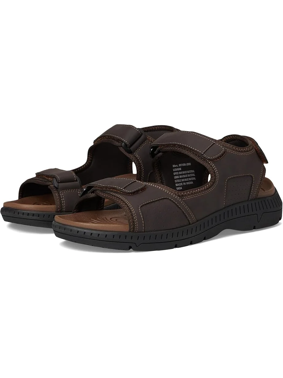 Сандалии Nunn Bush Laguna 3 Strap River Sandal Lightweight Adjustable and Comfortable