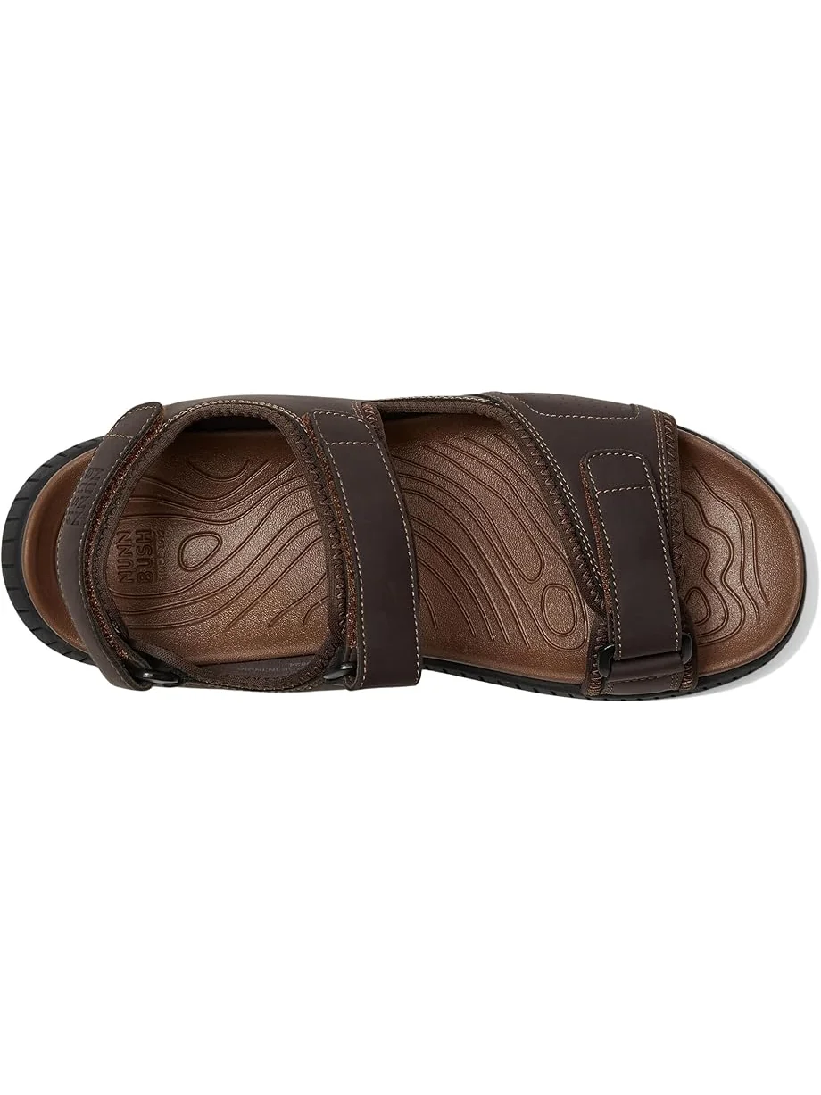 Сандалии Nunn Bush Laguna 3 Strap River Sandal Lightweight Adjustable and Comfortable — изображение 2 из 7, коричневый