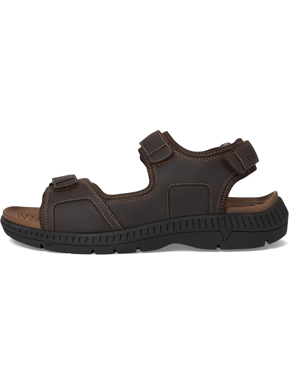 Сандалии Nunn Bush Laguna 3 Strap River Sandal Lightweight Adjustable and Comfortable — изображение 4 из 7, коричневый