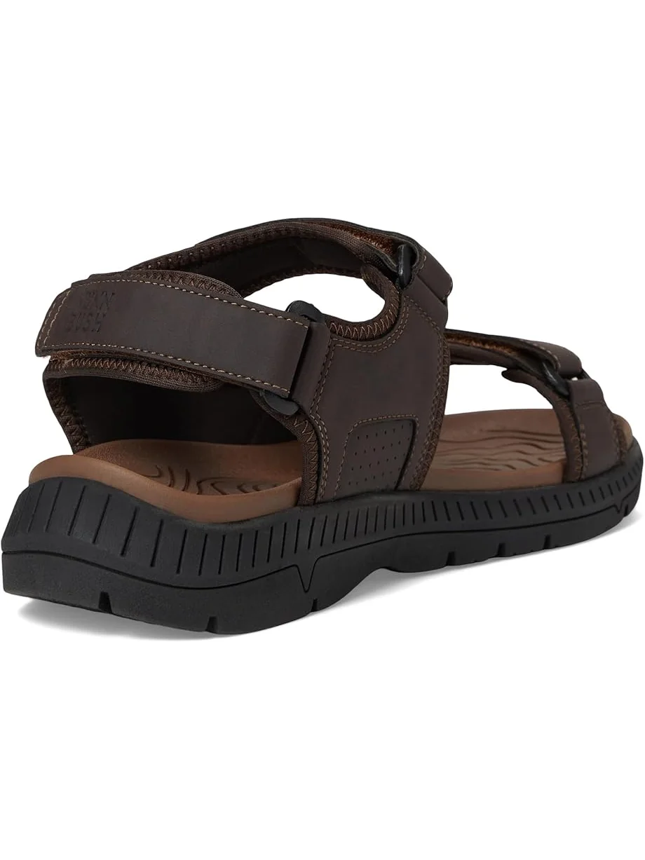 Сандалии Nunn Bush Laguna 3 Strap River Sandal Lightweight Adjustable and Comfortable — изображение 5 из 7, коричневый