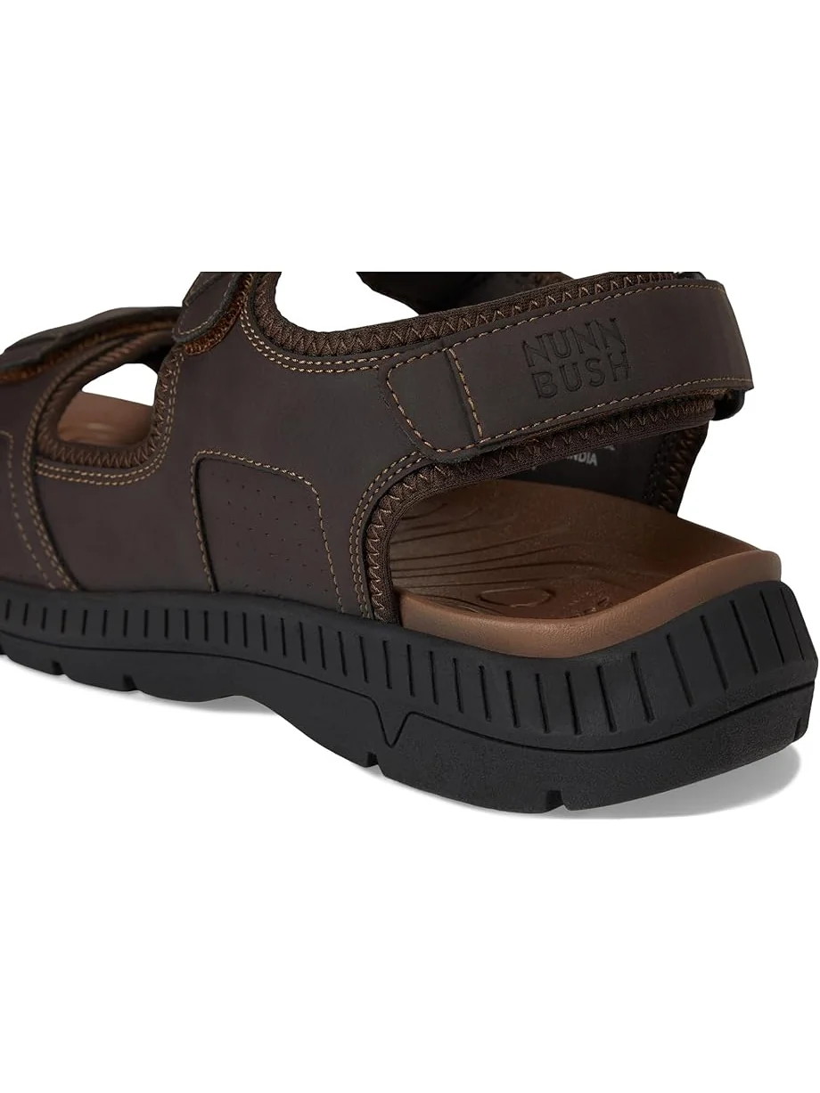 Сандалии Nunn Bush Laguna 3 Strap River Sandal Lightweight Adjustable and Comfortable — изображение 6 из 7, коричневый