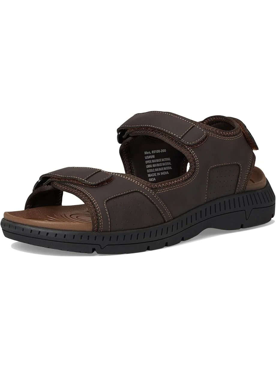 Сандалии Nunn Bush Laguna 3 Strap River Sandal Lightweight Adjustable and Comfortable — изображение 7 из 7, коричневый