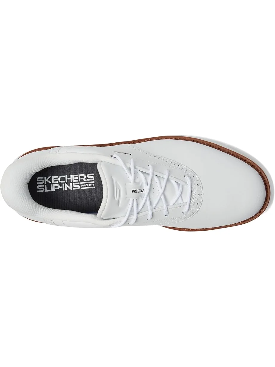Кроссовки Skechers GO GOLF Prestige Slip-In ArchFit Spiked Golf Shoe — изображение 2 из 7, белый