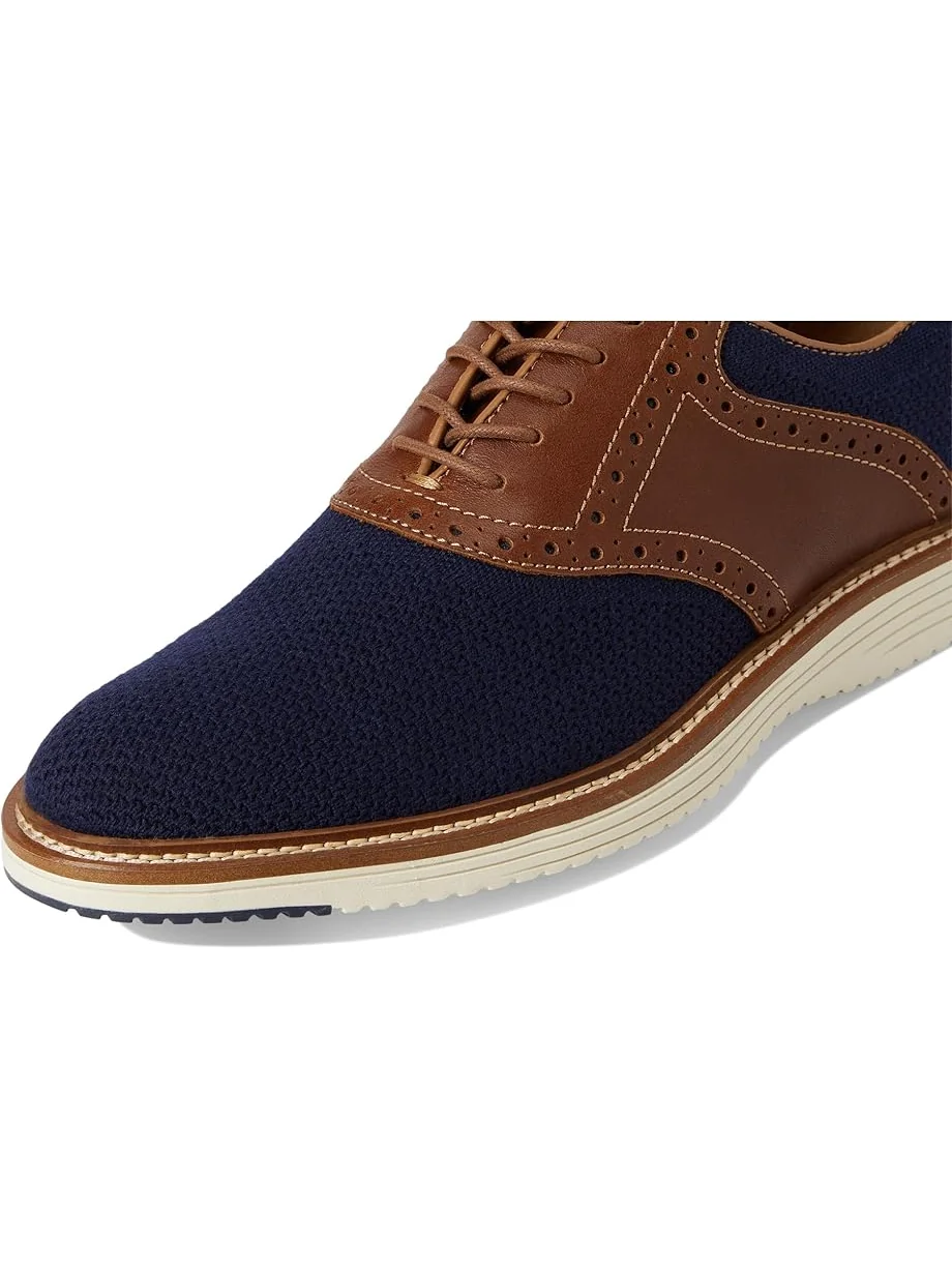 Оксфорды Johnston & Murphy Upton Knit Saddle — изображение 6 из 7, темно-синий/бежевый