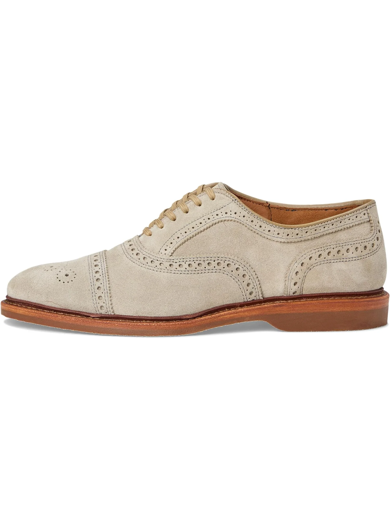 Оксфорды Allen Edmonds Strand Verse Oxford Shoes, цвет Vapor Suede — изображение 4 из 7