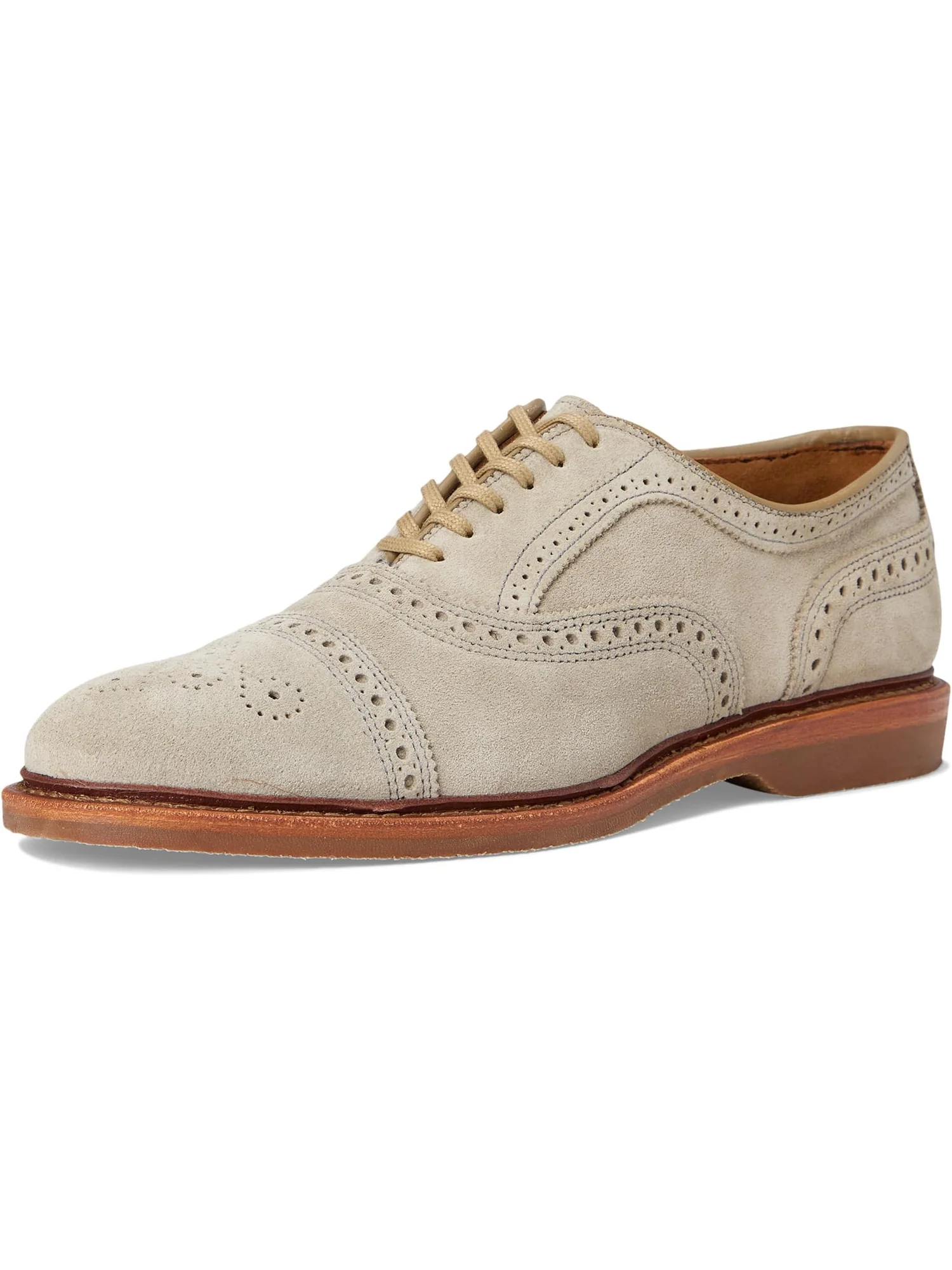 Оксфорды Allen Edmonds Strand Verse Oxford Shoes, цвет Vapor Suede — изображение 7 из 7