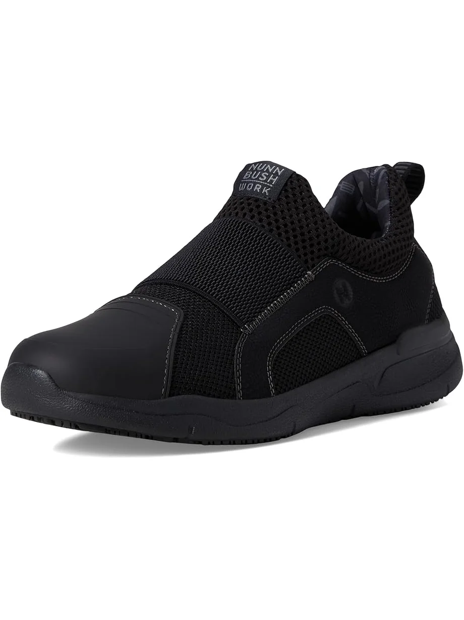 Ботинки Nunn Bush Grazie AP1 Work Slip-On Slip-Resistant Work Shoe EZ On Athletic Style Sneaker — изображение 7 из 7, черный
