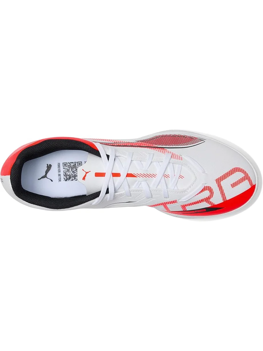 Кроссовки PUMA Ultra 5 Play Turf Trainer Soccer Cleats — изображение 2 из 7, белый-черный-красный