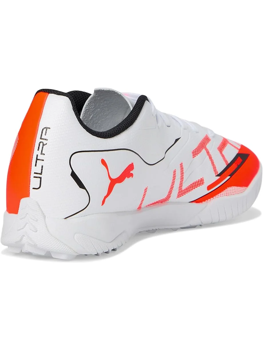 Кроссовки PUMA Ultra 5 Play Turf Trainer Soccer Cleats — изображение 5 из 7, белый-черный-красный
